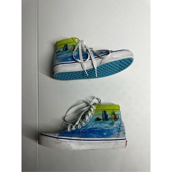 VANS SpongeBob SquarePants x Sk8-Hi Imaginaaation Shoes Sneakers Men Size 4,5 - Picture 7 of 13